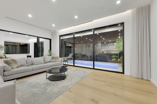 Enjoy a Brand-New Modern Luxury Stay w/ Pool, Spa & Scenic Parkland Views!