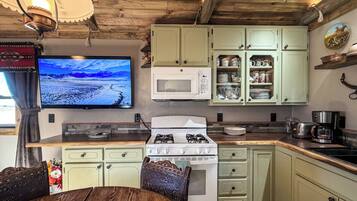 Microwave, oven, stovetop
