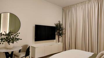 In-room safe, blackout curtains, iron/ironing board, free WiFi