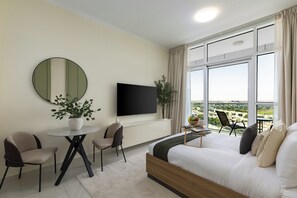 Interior detail - Maison Privee - Refined Studio w/ Top Facilities in Damac Hills (Dubai)