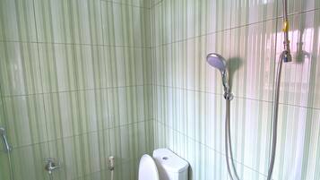 Soap, shampoo, toilet paper