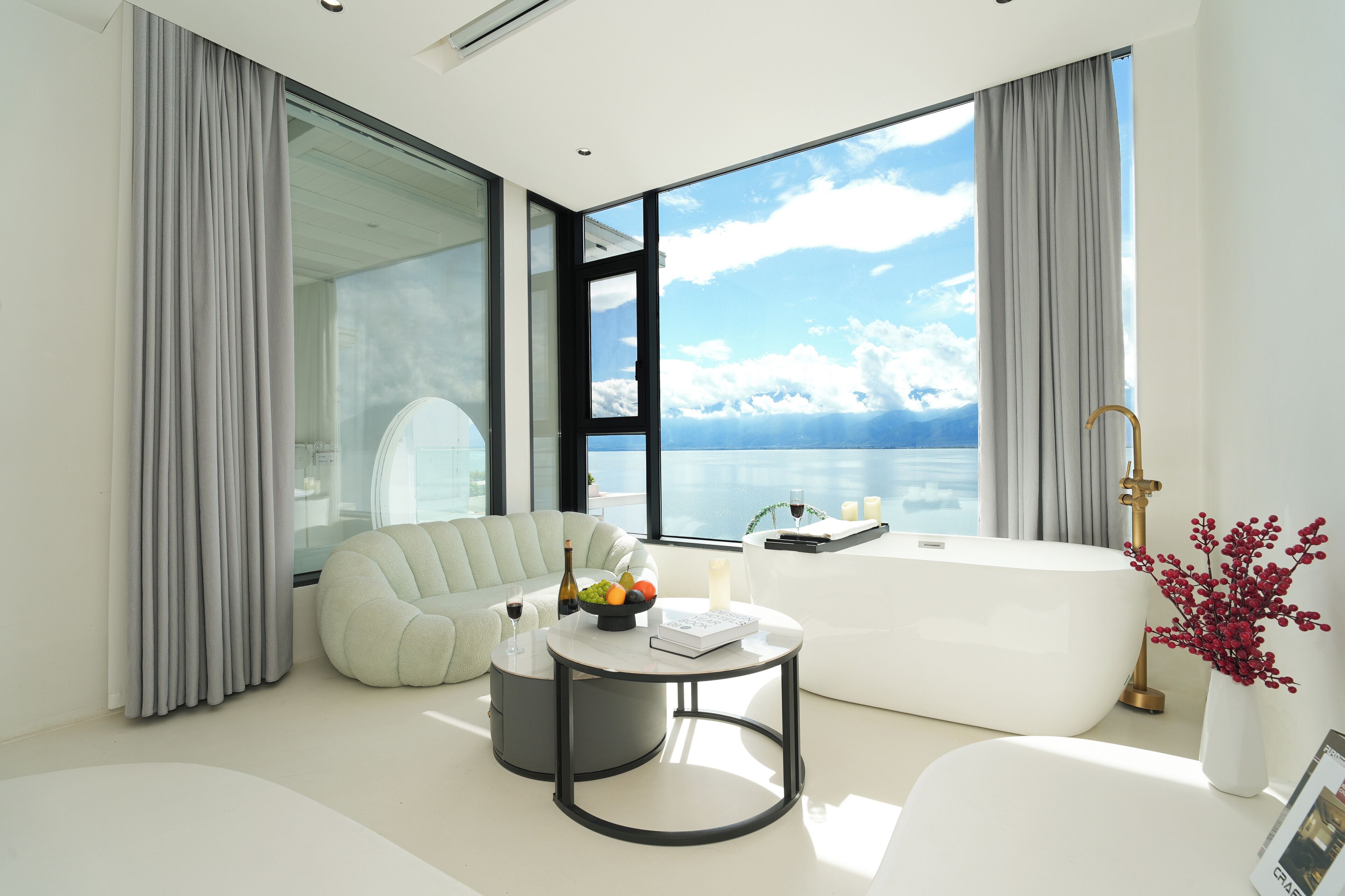 經典雙人房, 海景 | 浴室 | 風筒、拖鞋、提供毛巾、番梘