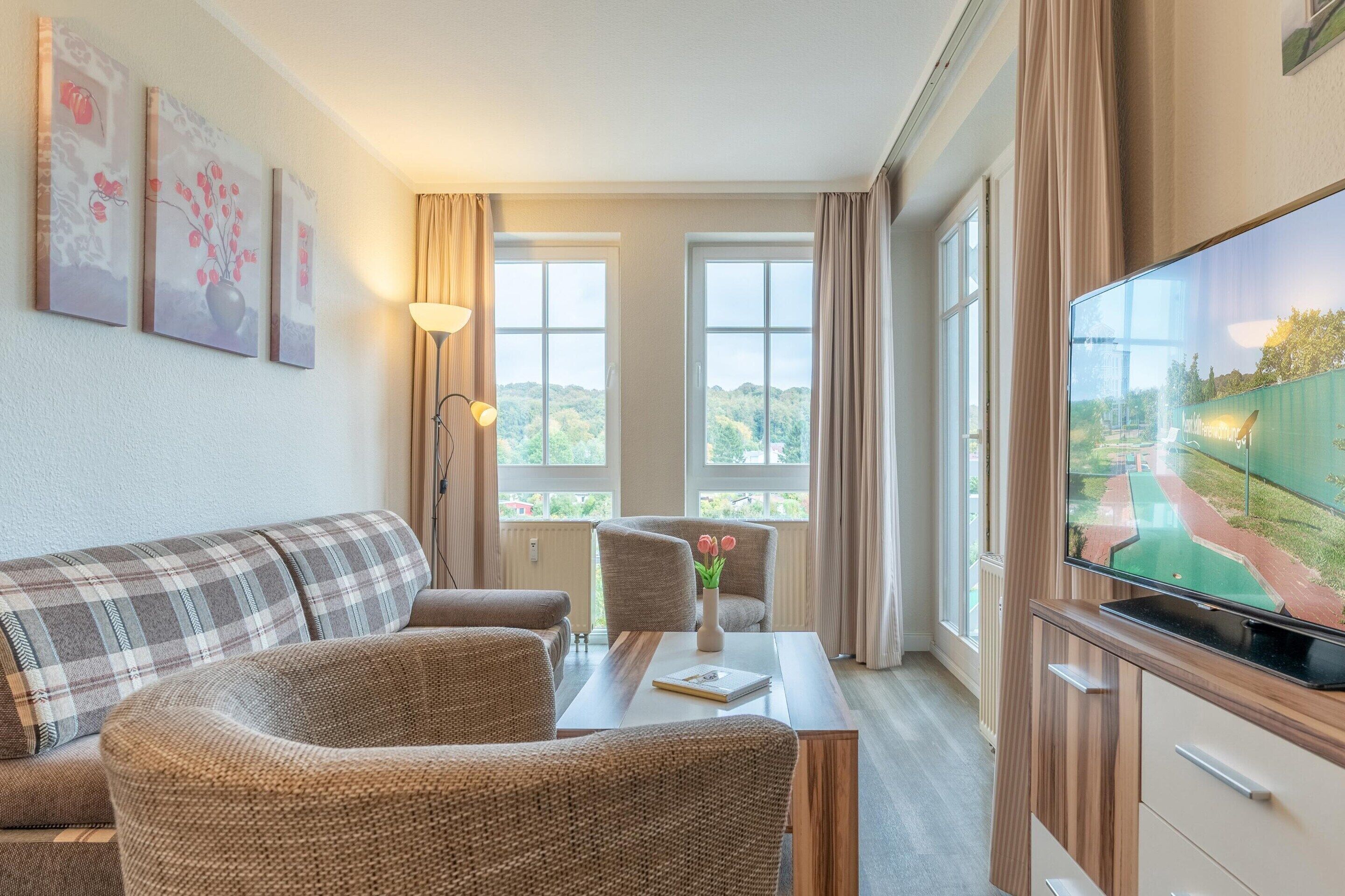 Leilighet – deluxe, 2 soverom | Oppholdsrom
