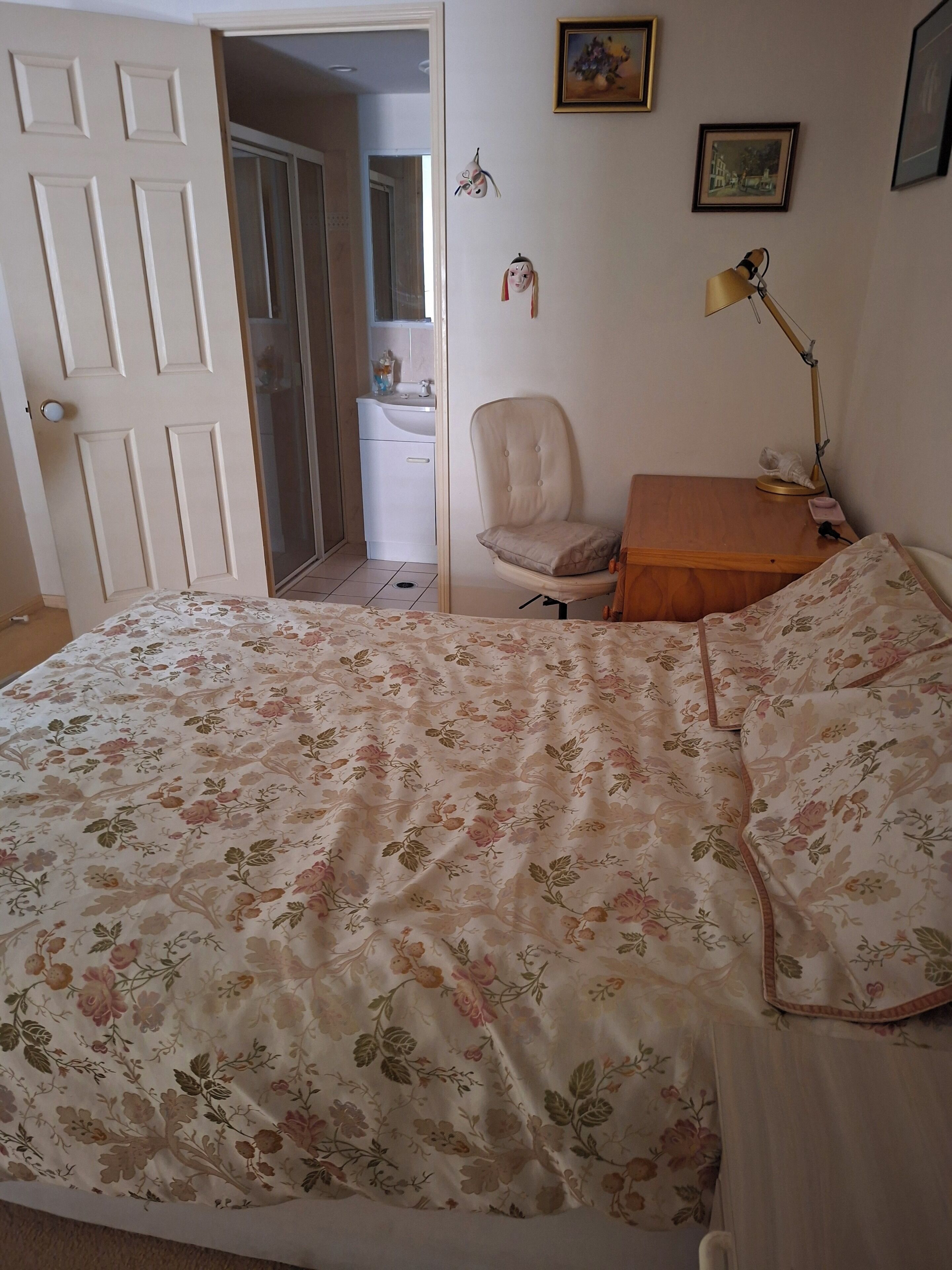 Iron/ironing board, WiFi, bed sheets