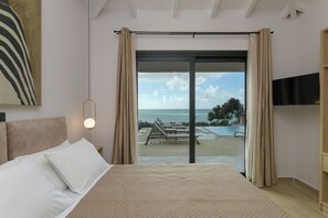 Travel cot, free WiFi - Villa Elais - Villa with a pool and sea views (Agios Mathaios)