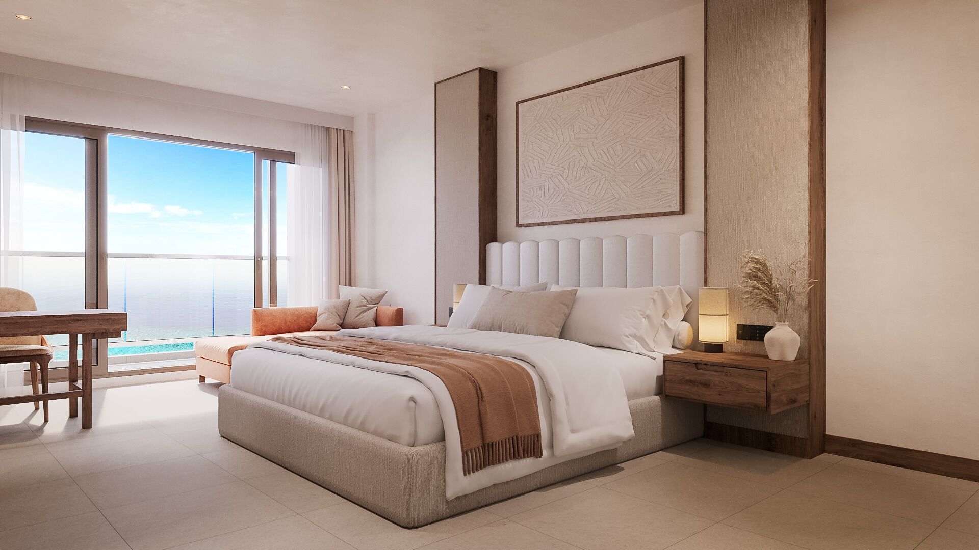 Caja de seguridad en la habitación y escritorio 