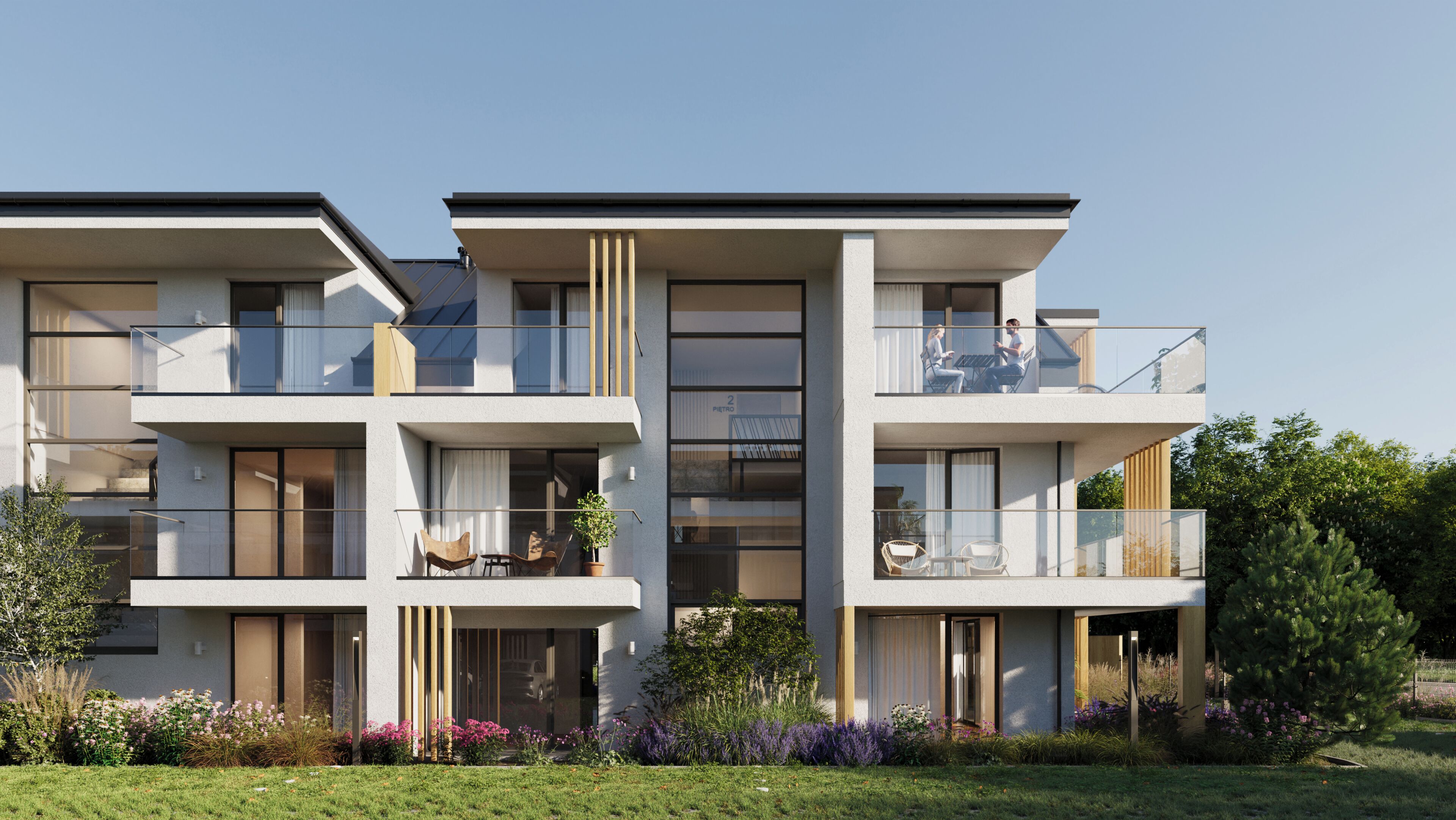 Landuitzicht vanuit accommodatie