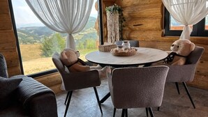 Dining - Wonderful 2-bedroom Vega Chalet in charming Brasov,Holbav for a cozy getaway (Holbav)