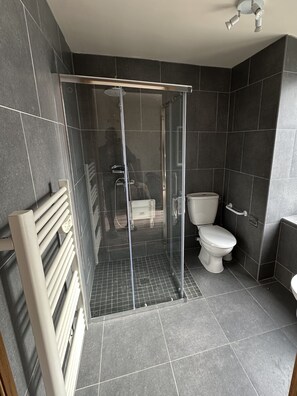 Shower, hair dryer, towels, toilet paper - Haute Vienne Country Charm at Gites Le Chezeau - Daisy Cottage (Saint Amand Magnazeix)