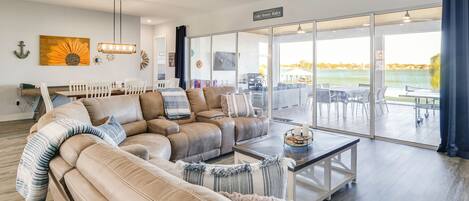 TV, fireplace, table tennis