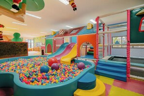 A children's play area with a ball pit, slides, and soft play structures. - Love Rawai Hotel (Rawai)