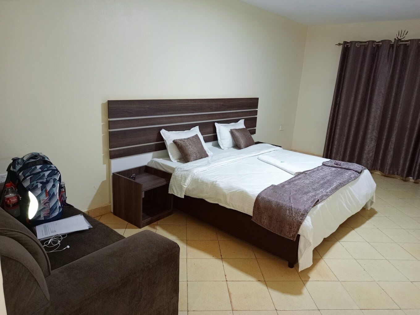 Deluxe eenpersoonskamer, uitzicht op tuin | Gratis wifi