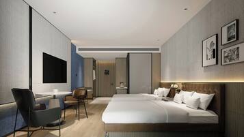 Habitación superior, 2 camas dobles, vistas al jardín