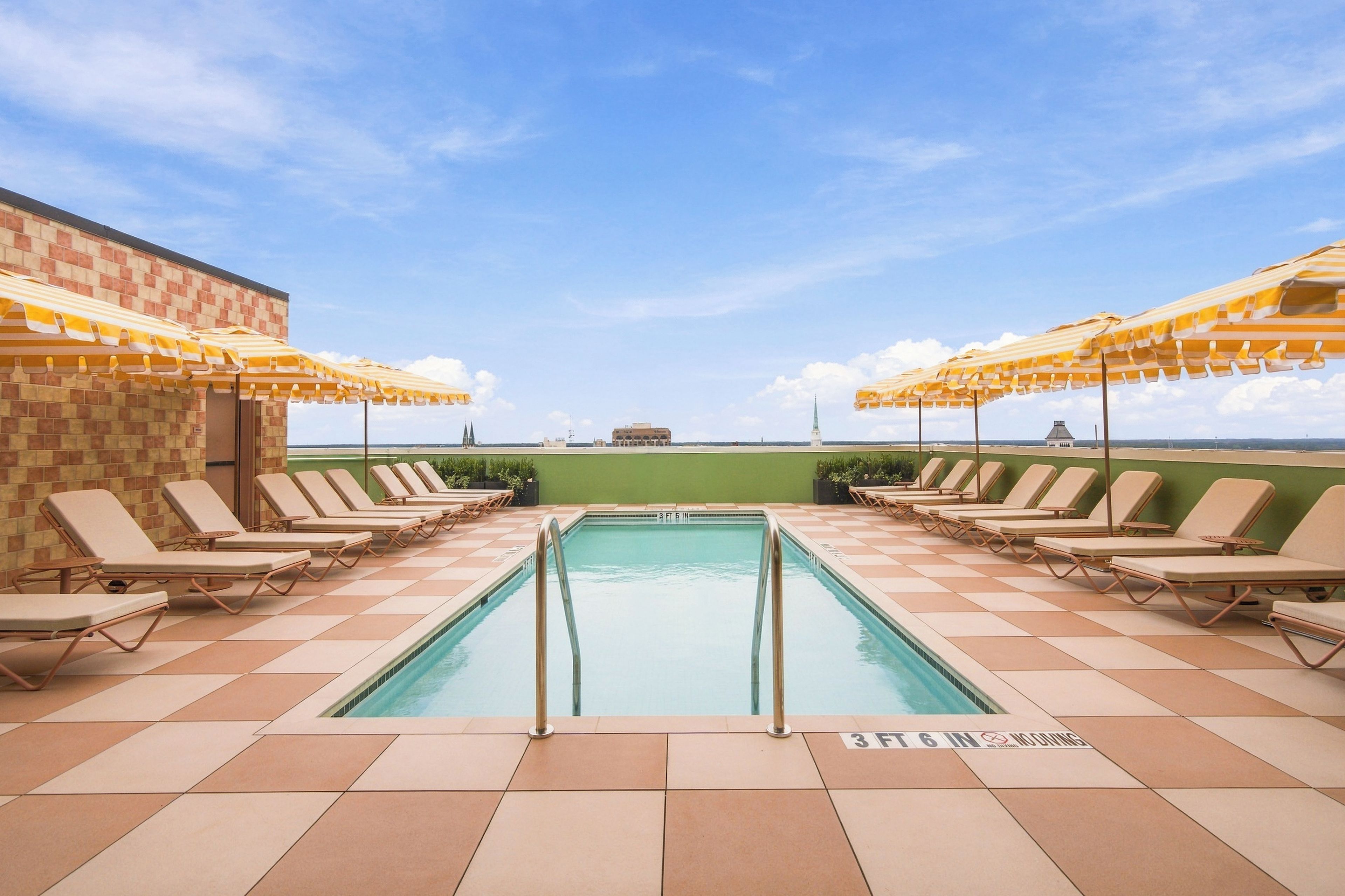 Rooftop pool
