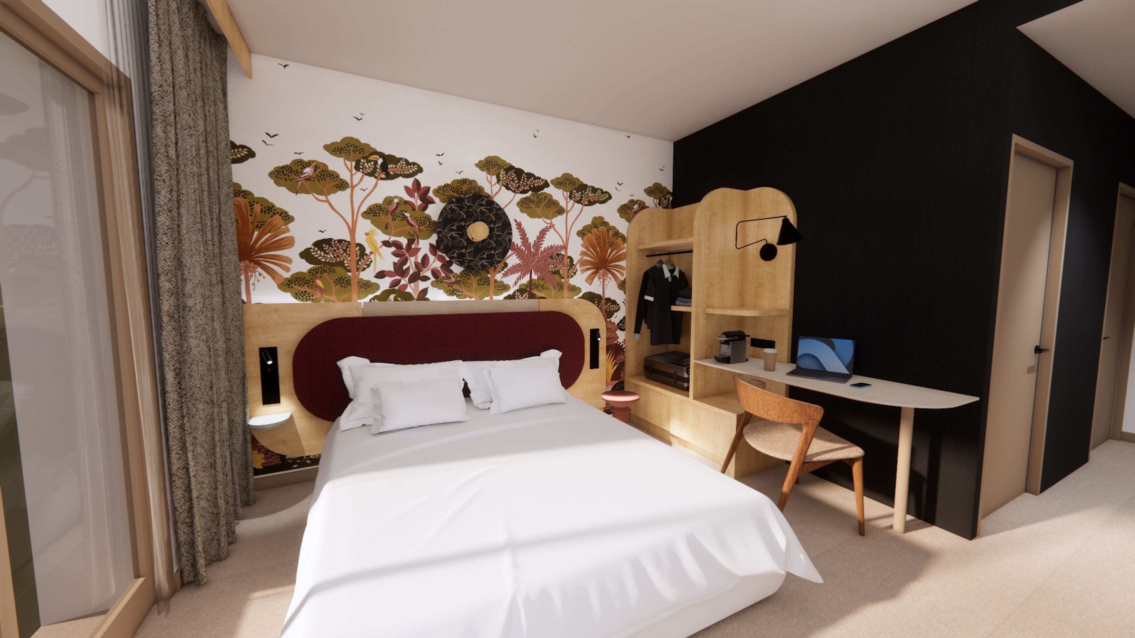 Literie de qualité supérieure, décoration personnalisée