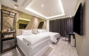 Business Twin Room | Free WiFi - Pyeongtaek Hotel De Salon (Pyeongtaek-si)