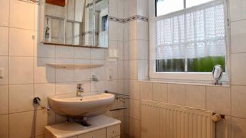 Een douche, een haardroger