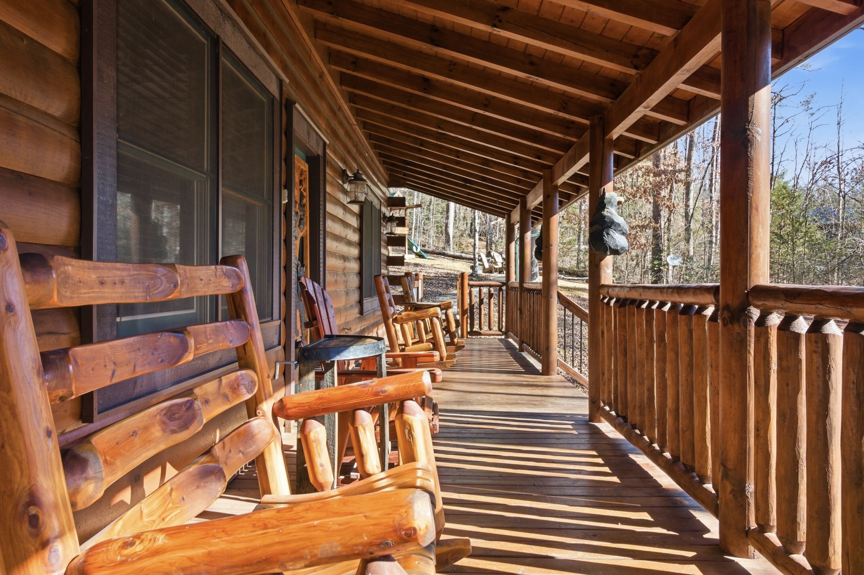 Cabin có thiết kế đặc trưng, 3 phòng ngủ, bồn tắm nước nóng | Ban công