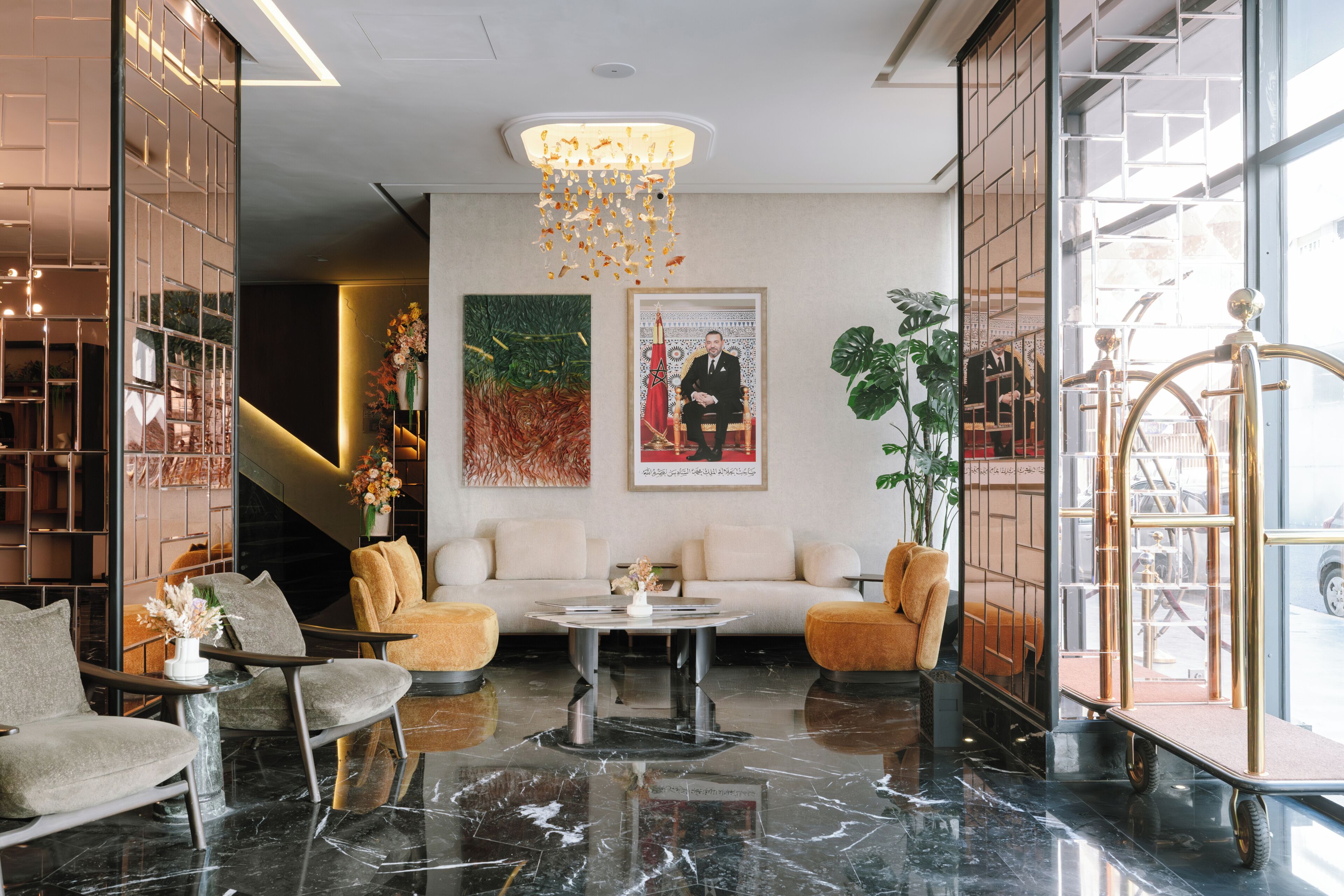 Lobby sitting area