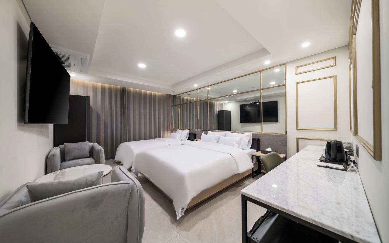 Phòng 2 giường đơn Premium | Truy cập Internet không dây miễn phí 