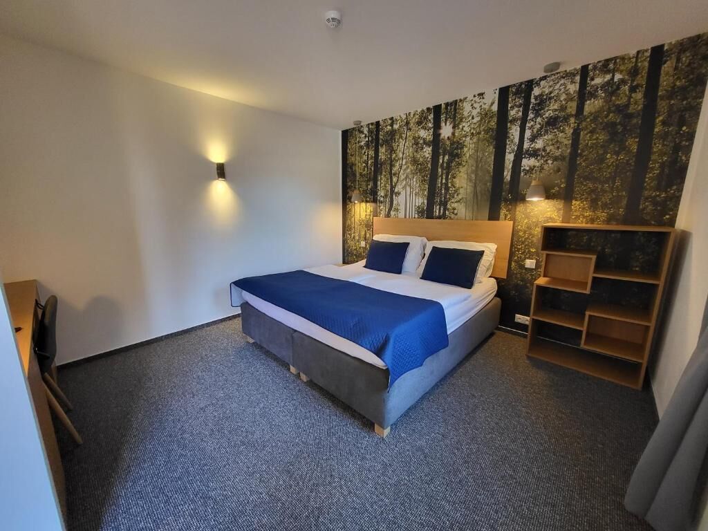 Caja de seguridad en la habitación y cortinas blackout 