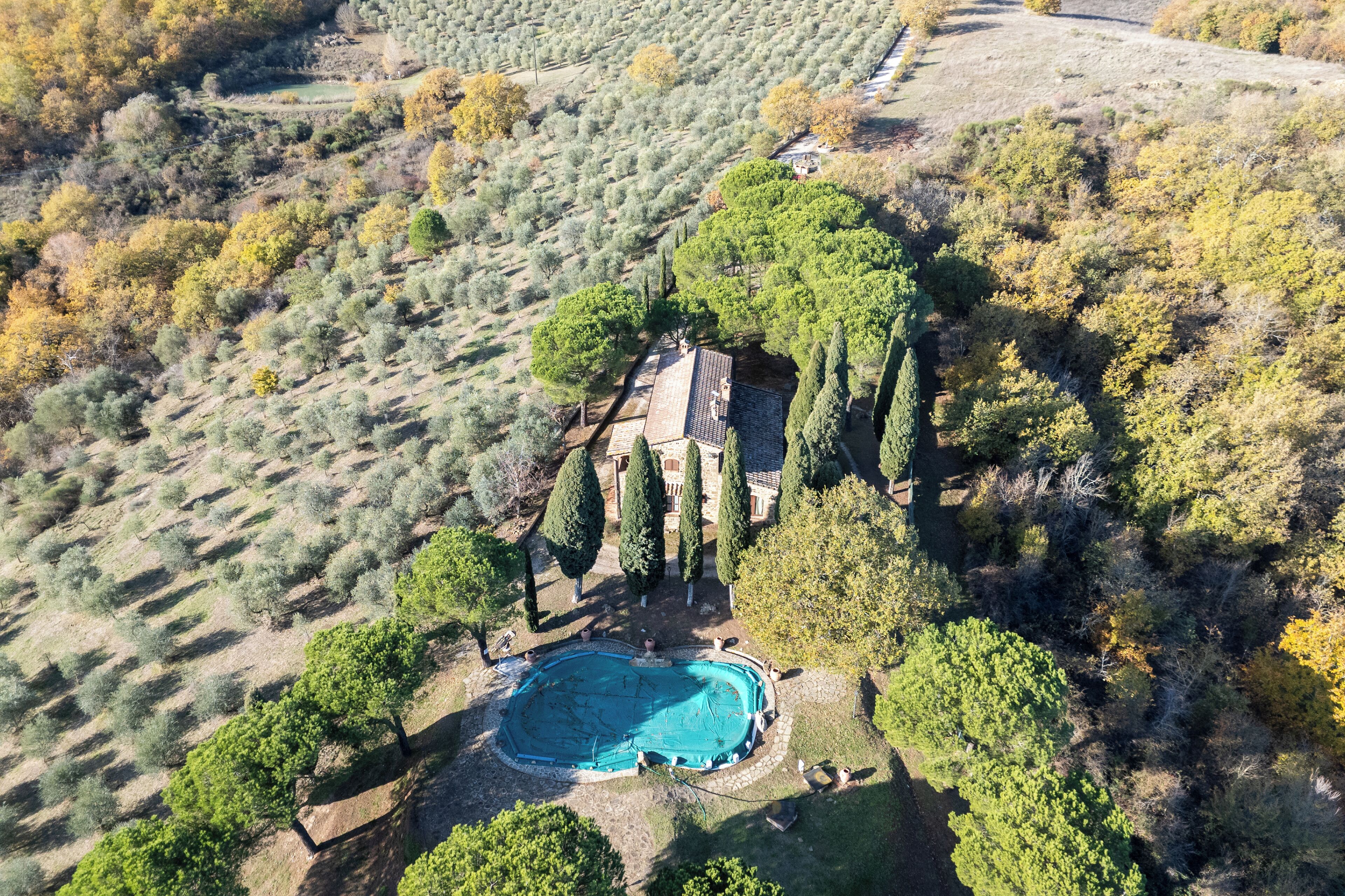 Villa, 4 Schlafzimmer, eigener Pool, Talblick | Außenbereich