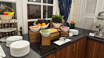 Daily continental breakfast for a fee