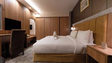 Grand Suite King | Literie de qualité supérieure, surmatelas, minibar