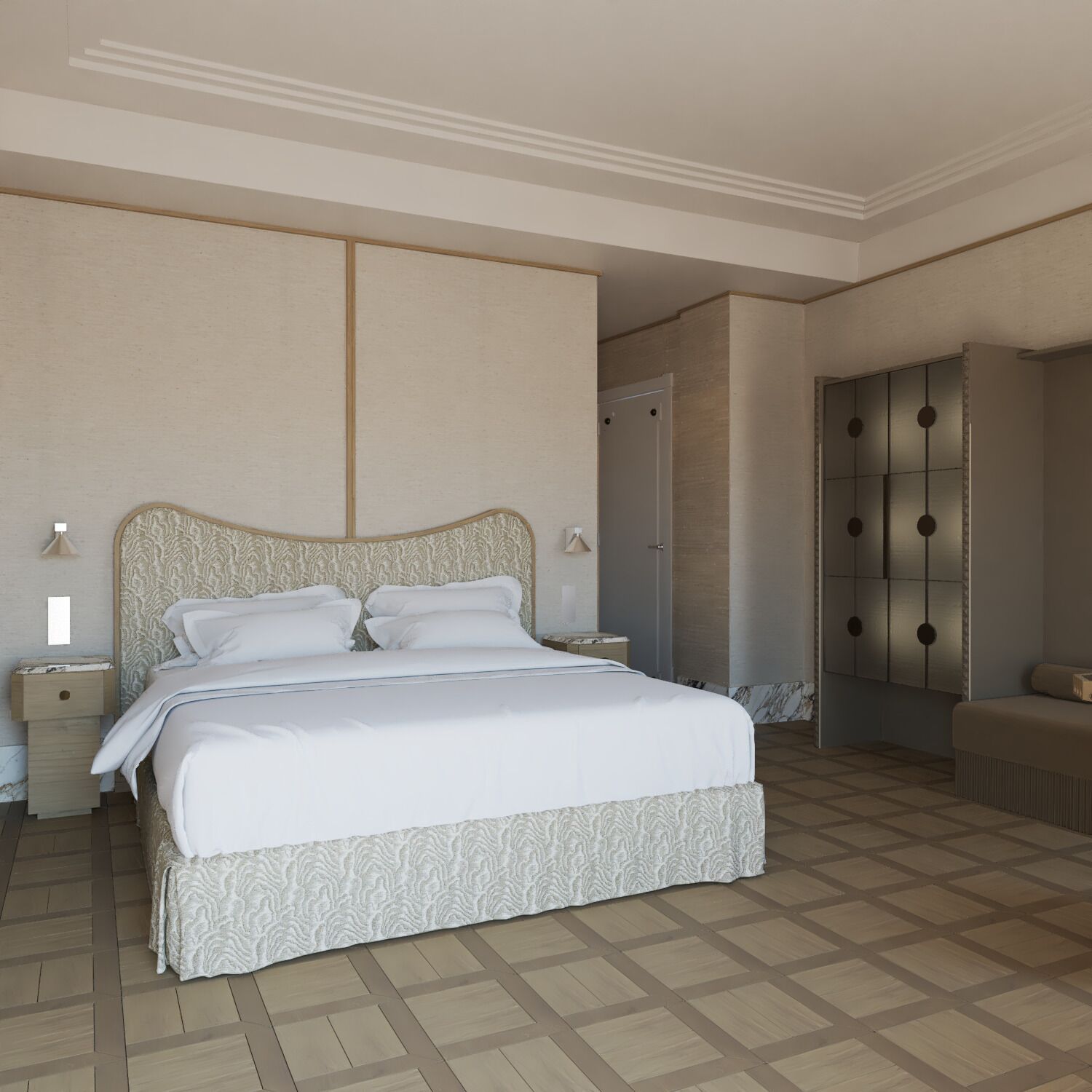 Quarto casal ou duplo superluxo, vista para o lago | Cofres nos quartos, escrivaninha, cortinas blackout