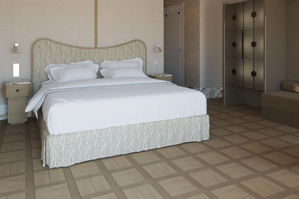 Quarto casal ou duplo superluxo, vista para o lago | Cofres nos quartos, escrivaninha, cortinas blackout