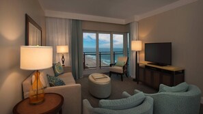 Living area - Ocean View Escape: 2BR Villa at Marriott’s Oceana Palms (Riviera Beach)