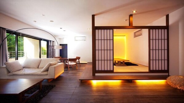 Executive Suite, Non Smoking, Balcony | Interior - Suites Hanare Matsushimakaku (Aizuwakamatsu)
