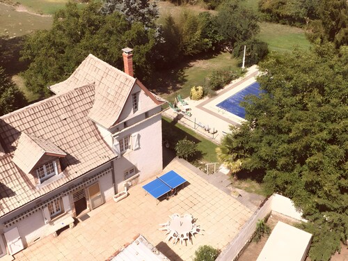 Maison de vacances « Gîte De La Guillone » avec piscine privée, terrasse et jardin privés