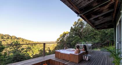 Hidden Valley Eco Lodge - Off Grid Rural Escape! Complete with 2 outdoor baths, outdoor shower, fire pit and world class views overlooking Yellow Rock