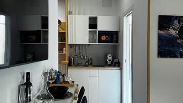 Appart'hÎtel Romantique, vue ville | Cuisine privée