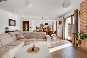 TV, fireplace, table football - Villa Rustica Vrana ZadarVillas (Vrana)