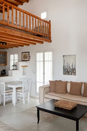Interior - Mykonos pool house 3 shared pool - My rental Homes (Mykonos)