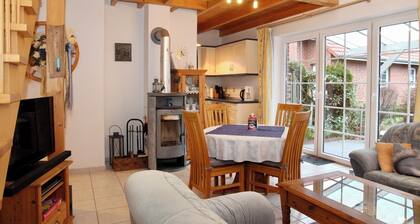 Detached vacation home in Norden with garden, wood-burning stove & terrace