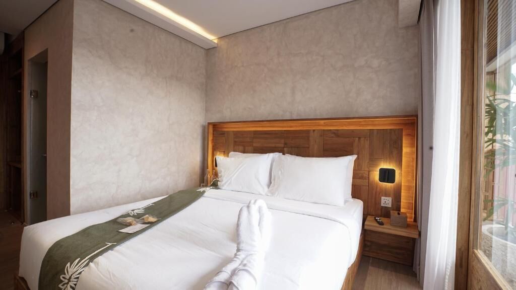 Chambre Deluxe double, balcon | Accès au Wi-Fi (inclus)