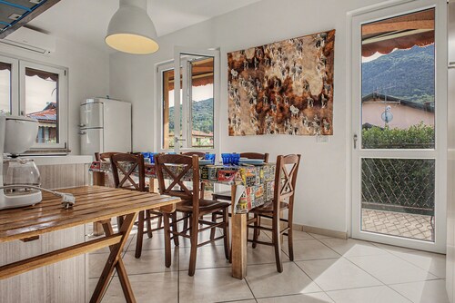 Apartment 'Sunset On Lake Maggiore 2 Garages' with Garden, Balcony and Wi-Fi