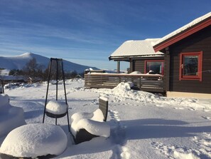 House, 4 Bedrooms, Private Pool | Terrace/patio - Holiday Home in Beautiful Rondane With Pool and Sauna (Dovre)