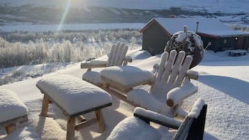 Ferienhütte, 2 Schlafzimmer, barrierefrei, Balkon | Unterkunftsgelände