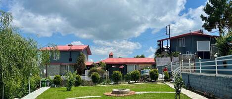 A szálláshely homlokzata