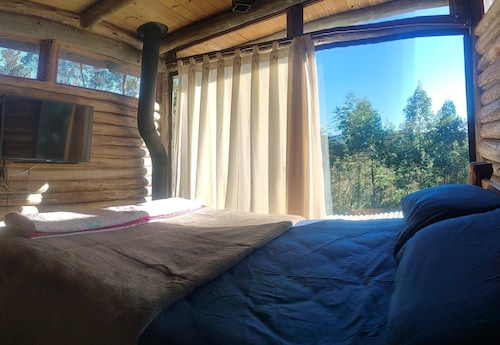 Log cabin from Borussia, with heated bathtub.