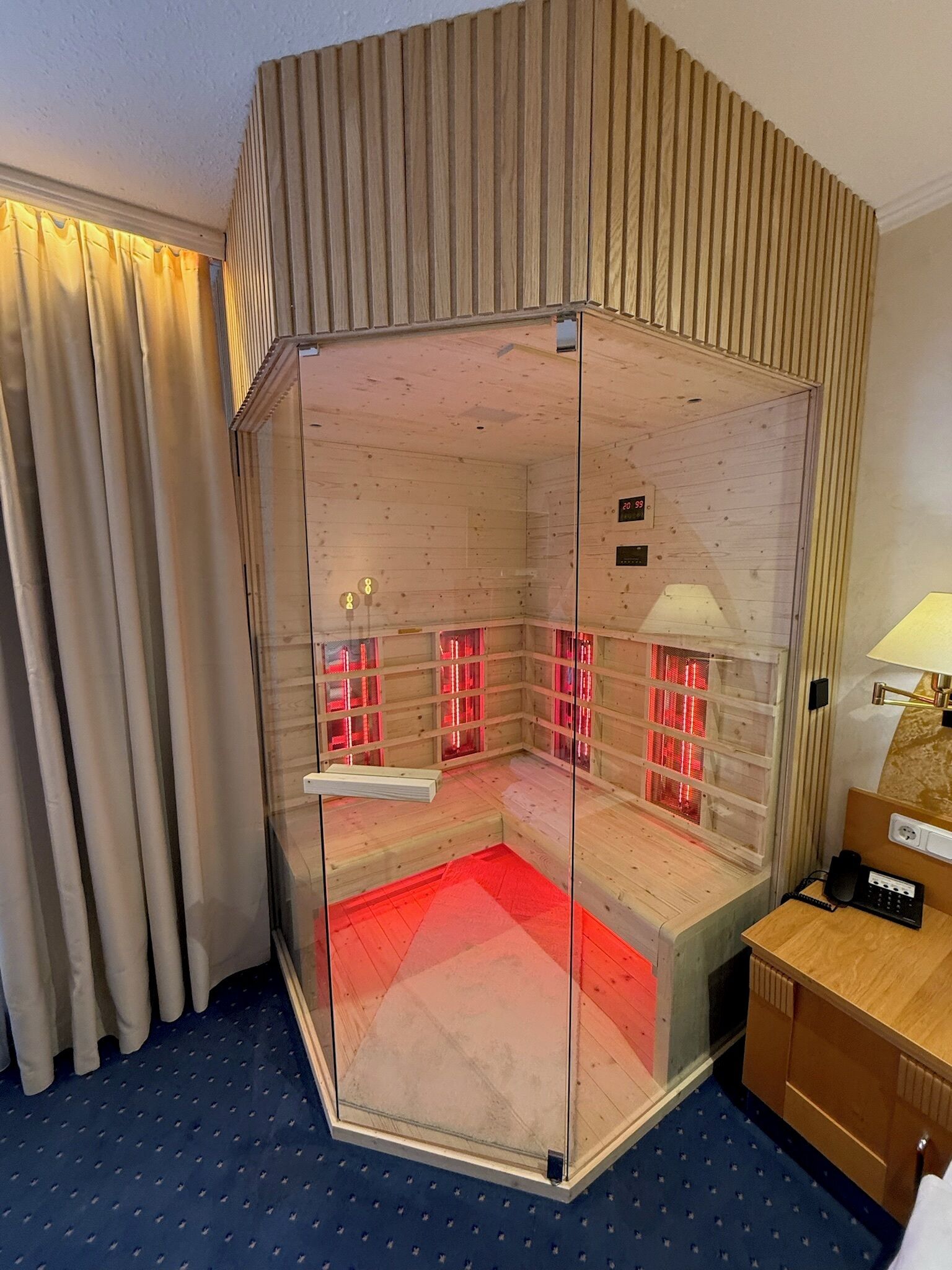 Kamar Double Deluks, pemandangan kota | Sauna