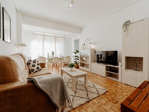 Living area - El Balconcito de Gran Via in Logroño (Logroño)