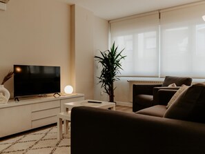 Living area - Charming apartment in Logroño for 4, includes Wi-Fi (Logroño)