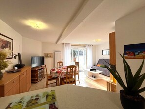 TV - Pleasant T2 in La Bourboule, South Terrace, WiFi, Parking (La Bourboule)