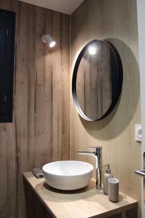 Shower, toilet paper - Vrbo Property (La Ferté-Saint-Aubin)