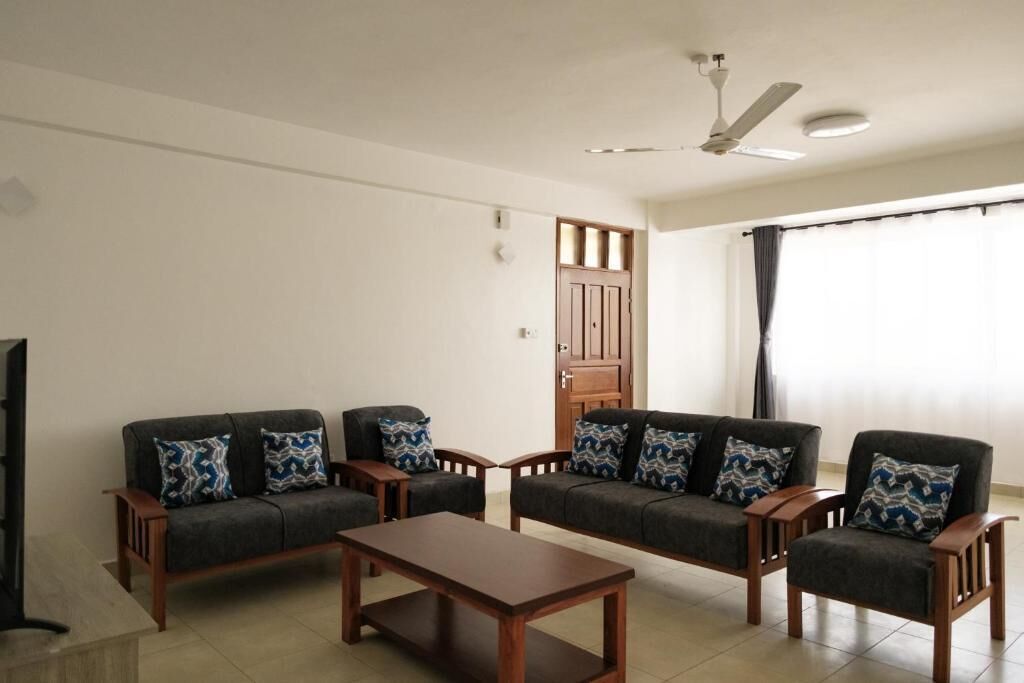 Deluxe appartement, uitzicht op stad | Woonruimte